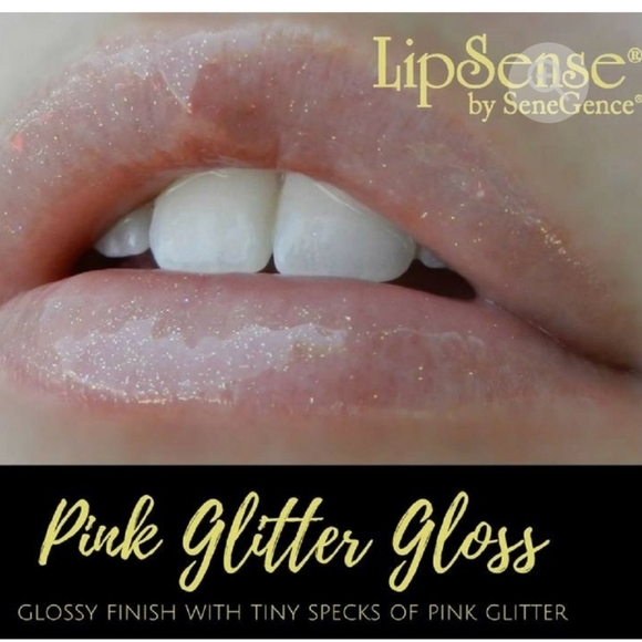 Lipsense Pink Glitter Gloss - Picture 2 of 7